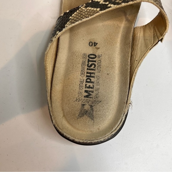 Mephisto | Snakeskin Sandals - Picture 5 of 5